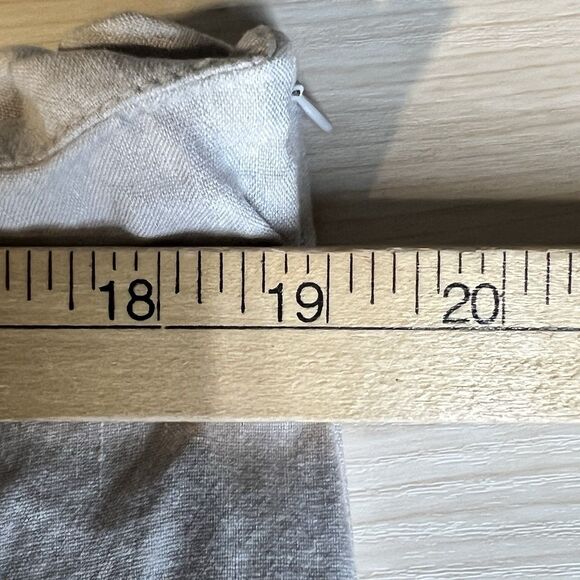 J. Jill Linen Stretch Cropped Pants XL Gray Lagenlook Boho Festival Relaxed - Picture 8 of 11